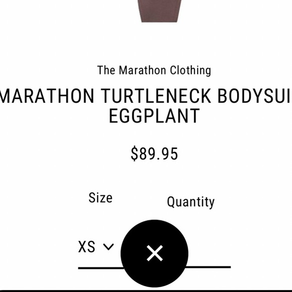 MARATHON EGGPLANT BODYSUIT - Picture 11 of 11